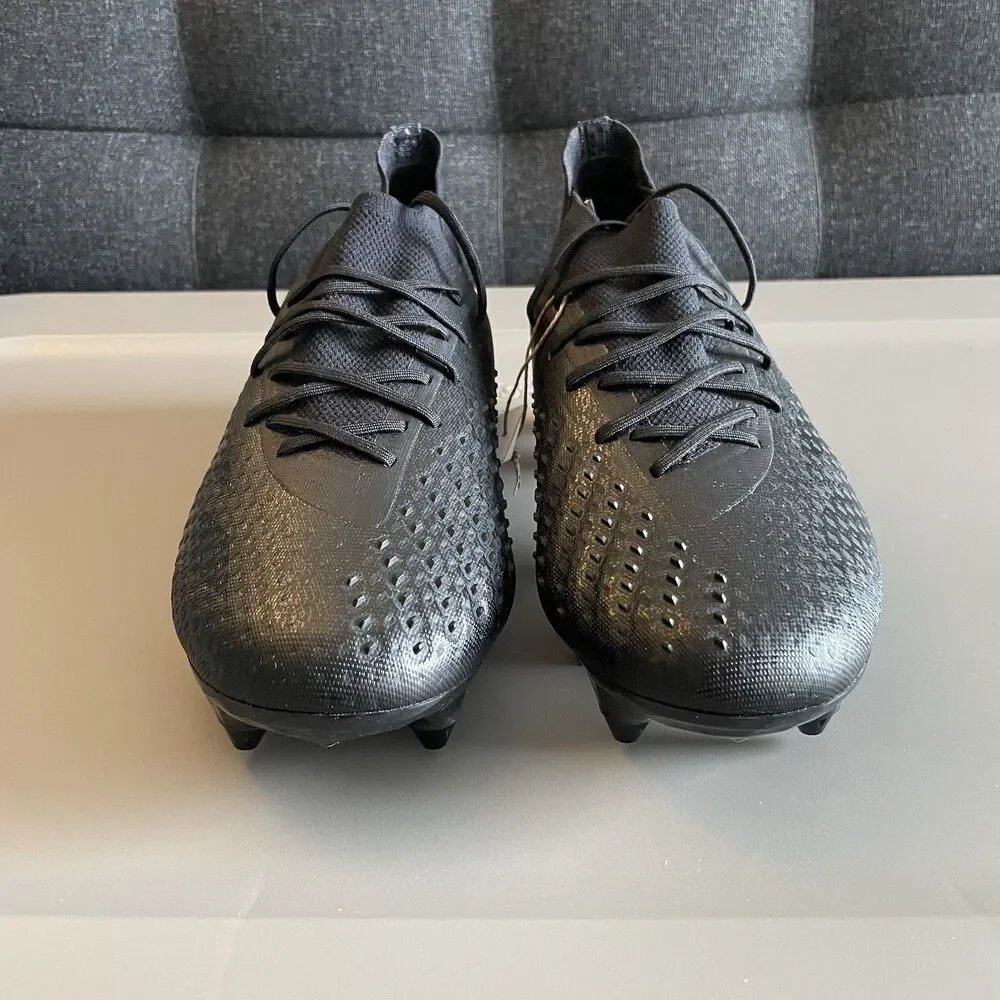 Adidas Predator Accuracy.1 SG Soccer Cleats Men's Sz 7.5 Women’s Sz 8.5 Black